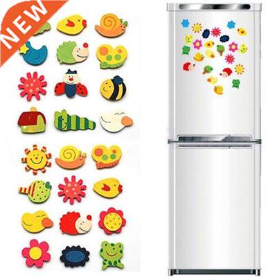 Wholesale 12Pcs Kids Colorful Wooden Cartoon Animal Fridge