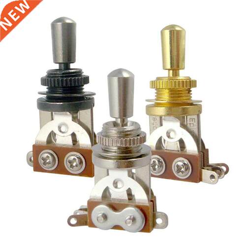 Golden/Black/Silver  Position Switch Tip Knob for LP Style