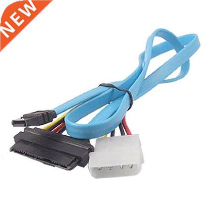 7 Pin SATA to SAS 29 Pin & 4 Pin Connector Power Cable