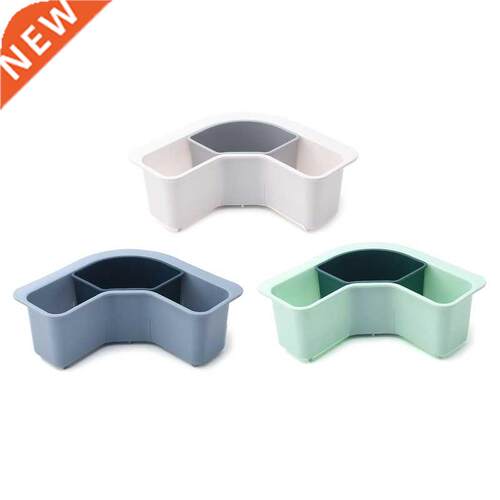 Fruit Vegetable Drainer Basket Storage Rack Sponge Holder Or