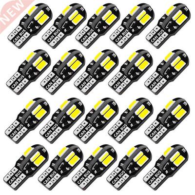 20PCS W5W T10 LED Bulbs Canbus 5730 8SMD 12V 6000K 194 168 L