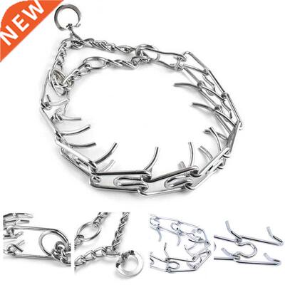 Adjustable Pet Dog Metal Pinch Training Chain Collar Prong P