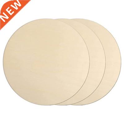 3Pcs 12 Inch Wood Circles For Crafts, Unfinished Blank Woode
