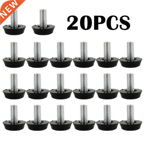 20Pcs Adjustable Galvanized Steel Furniture Legs Anti-slip B