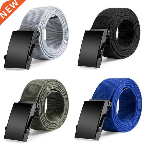 2022 5 Colors 110x3.8cm Military Web Belt Metal Roller Buck