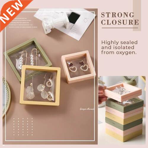 PE Film Color Brooch Coin Gems Jewelry Storage Box