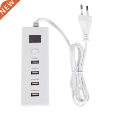 4 Ports Multifunction USB Charger Quick Charging Smart Plug