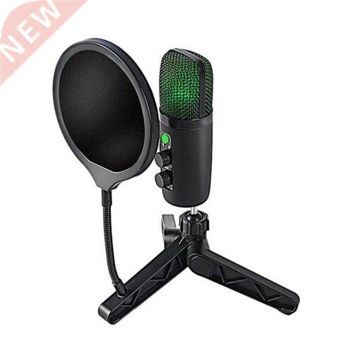 USB Desktop Podcast Computer Game Mic Noise Reduction Rgb Su