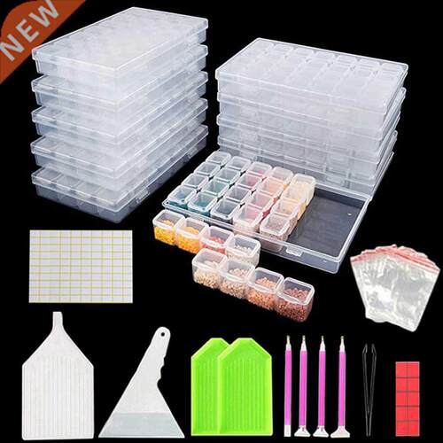 28 Grids 5D  Diamond Painting Box Organizer Case Diamond