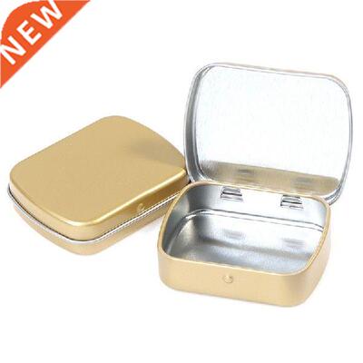 A Good-looking Gold Clamshell Mini Tin Box Satchel Boy Tin
