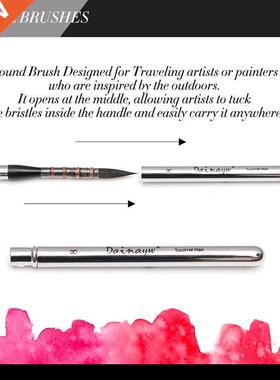 Travel Watercolor Paint Brushes Squirrel Hair Detail Line B