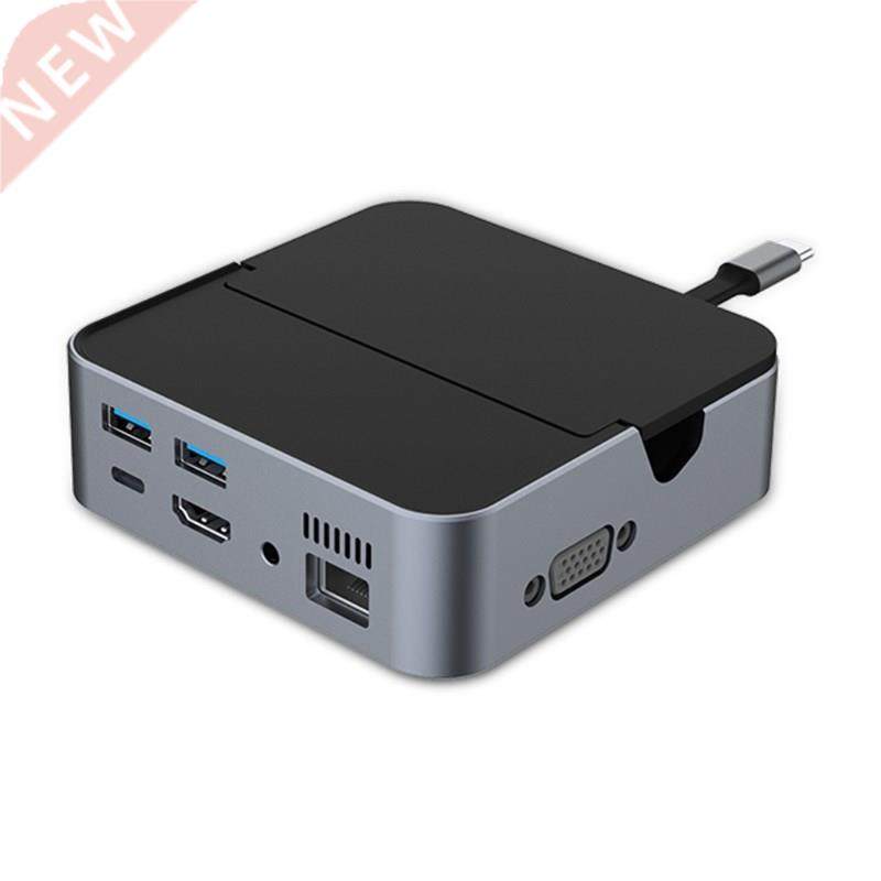 docking station 9 in 1 dock station with base pd3.0 rj45 2us