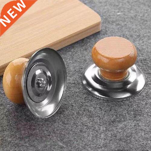 4 Pcs Anti-scalding Solid Wood Pot Lid Button Top Bead Pot