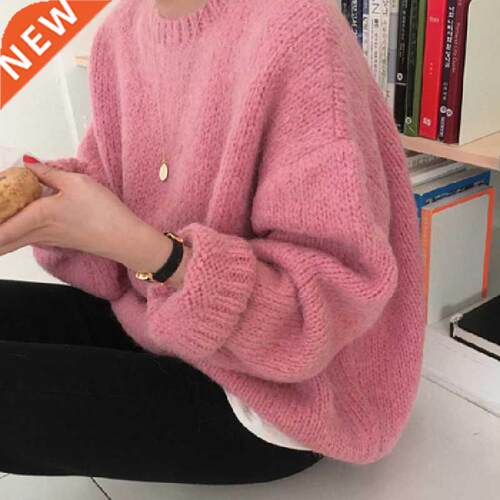 10 Colors Pink Women Sweater Womens Winter Sweaters Pullover
