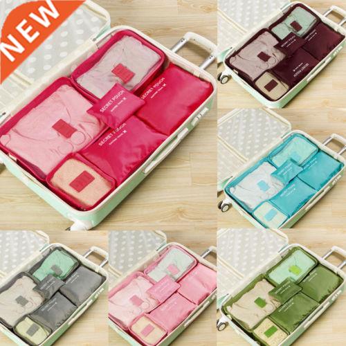 6PCS/Set High Quality Travel Mesh Organizer Bag Luggage
