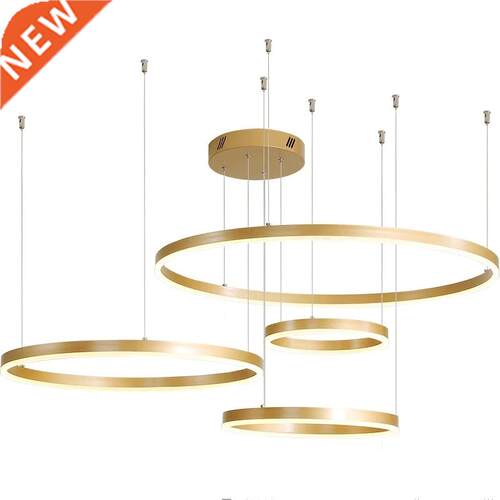 Modern Led Chandelier Gold&Black& Coffee color Home
