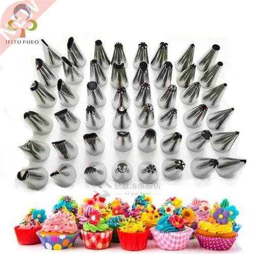 Cake Decorating 48Pcs/set Good Quality Stainless steel Icing