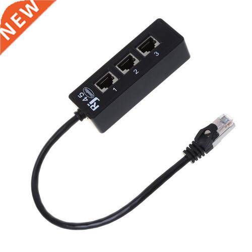 1 to3 Socket LAN Ethernet Network RJ45 Plug Splitter Extend