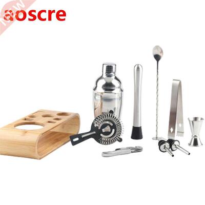 10 Piece Set Stainless Steel Cocktail Set Bar Bartending Too