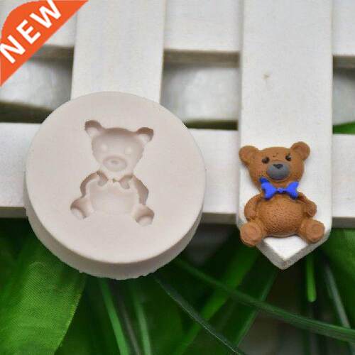 3D Silicone bear shape Party Fondant Mold For Cake