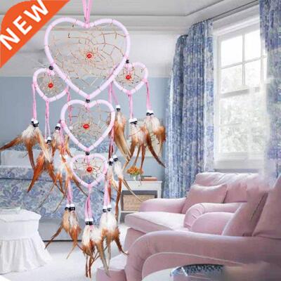 Love Heart Metal Craft Hoops Dream Catcher Rings Wreaths Mac