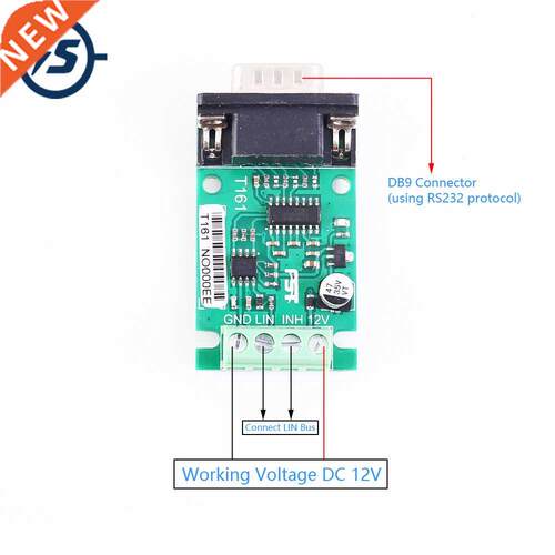 RS485 to UART Converter DB9 Male Socket Data Analyzer TJA102