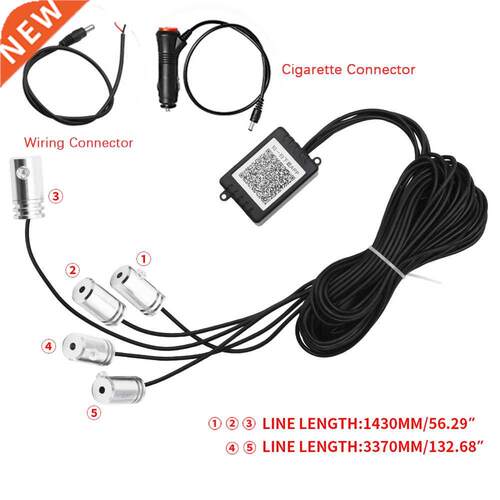 Car Interior Neon RGB Led Strip Lights 4/5/6 in 1 Bluetooth
