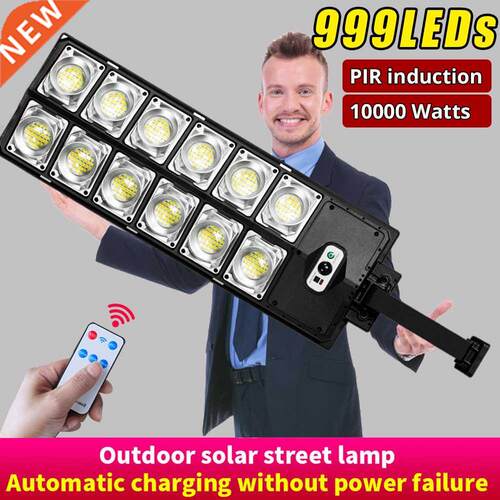 20000mAh Solar Led Light Outdoor 999LED Solar Lamp Waterproo