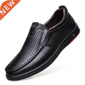 Shoes Men Soft Leather Genuine Loafers Summer Newly 2021