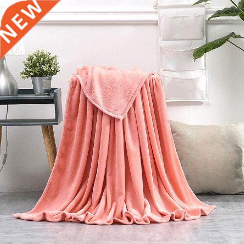 Light Thin Mechanical Wash Flannel Blanket Plaids