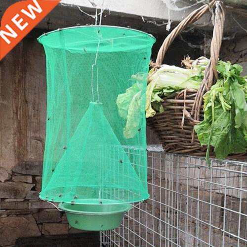 Foldable Fly Trap Hanging Flycatcher Folding Net Fly Traps B