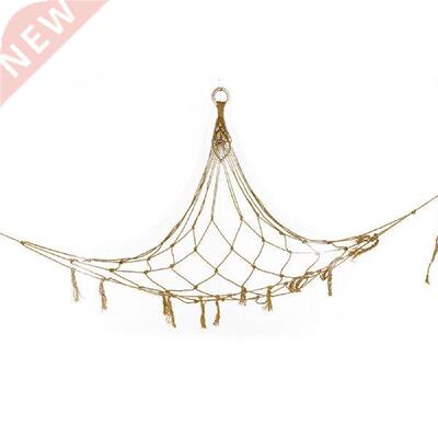 Toy Hammock Net Hand-woven Cotton Rope Toy Storage Bag Toy