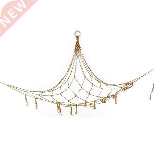 Toy Hammock Net Hand-woven Cotton Rope Toy Storage Bag Toy