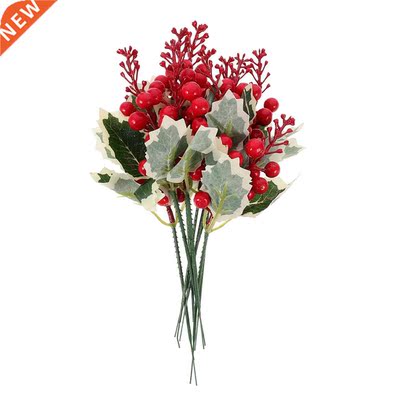 10pcs Decorative Artificial Berry Decor Xmas Berry Branches