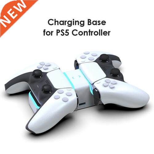 For PS5 Controller Charger Dual USB Fast Charging Dock Stati