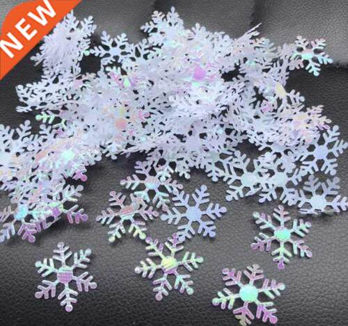 300Pcs/lot Snowflakes Christmas Decoration Xmas Tree Hanging