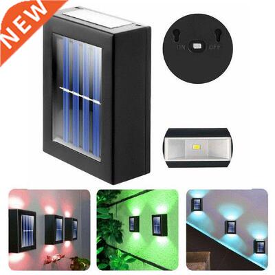 Outdoor Solar Wall Lights for Deck Patio Stairs Yard Solar