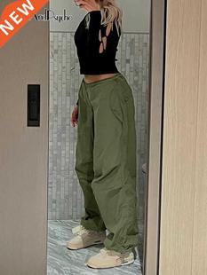 Cuteandpsycho Sreetwear Joggers Baggy Trousers Loose Wide Le