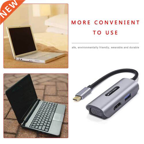 USB .1 USB-C To HDMI 4K VGA USB Multiport Converter Adapter