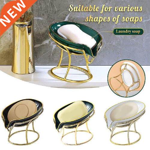 Soap Dishes Holder Self Draining Decorative Plastic Soap