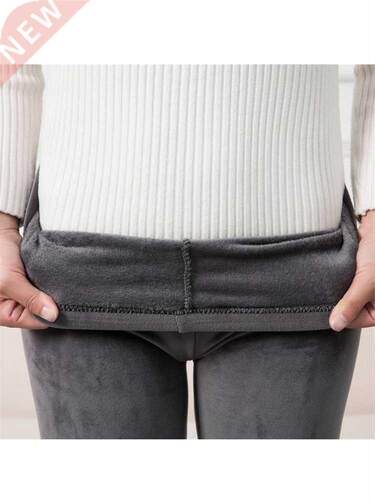 CUHAKCI Warm Leggins Winter Thick Velvet Leggings Women Knit