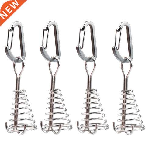 Adjustable Spiral Shaped Spring Folding Ring Spiral Ground