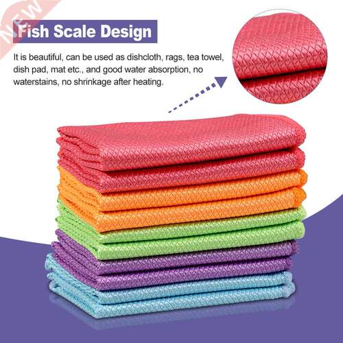 Glass Cleaning Cloth Dishcloth Lint Free For Windows Cars Ki