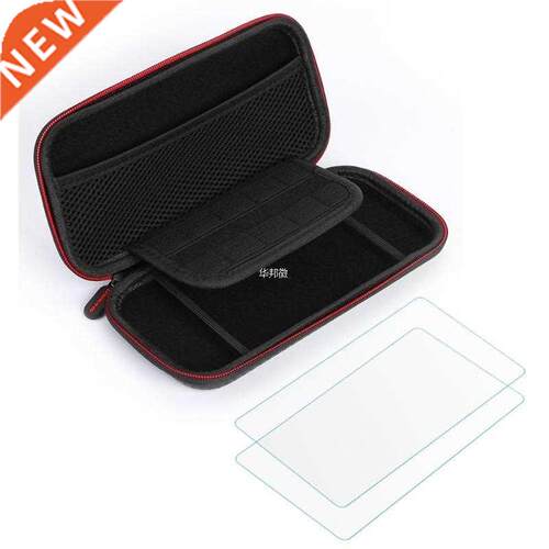 EVA Storage Bag Box Case+Tempered Glass Film Fit Portable D