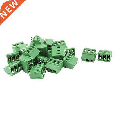 25 Pcs 3 Pin 5.08mm Pitch PCB Mount Screw Terminal Block AC
