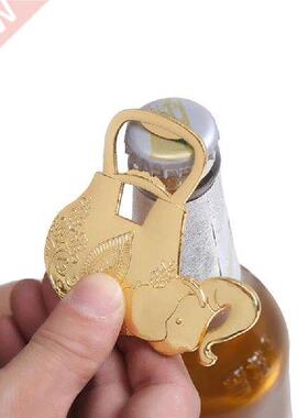 6PCS Beer Openers Cute Creative Elephant Pattern Red Wine