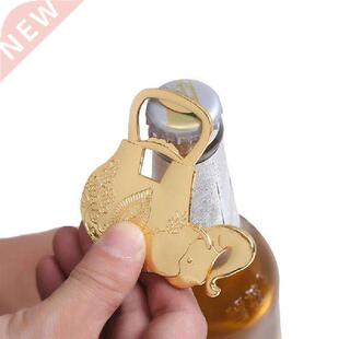 6PCS Beer Openers Cute Creative Elephant Pattern Red Wine