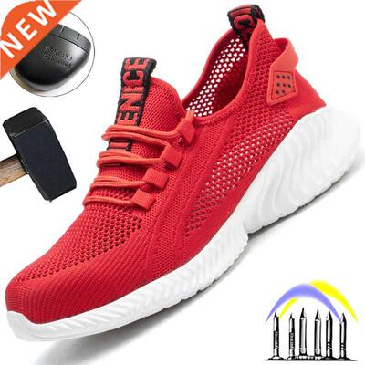 Work Safety Shoes For Women Men Safety Boots Breathable Ligh