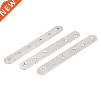 156mmx20mm 6 Holes Flat Brackets Mendng Repar Plates 3pcs