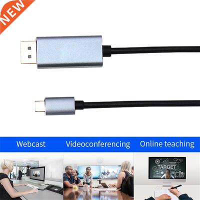 Type-C USB C to DP Display Port 4K Displayport Cable for Mac